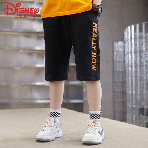 迪士尼男童短裤夏季薄款2022新款洋气儿童夏装男孩五分裤宽松潮流 商品图3