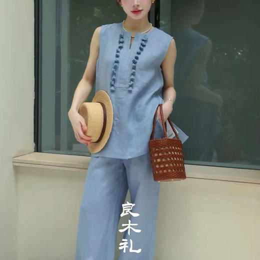 【预售7天】良木礼亚麻套装（8662） 商品图0