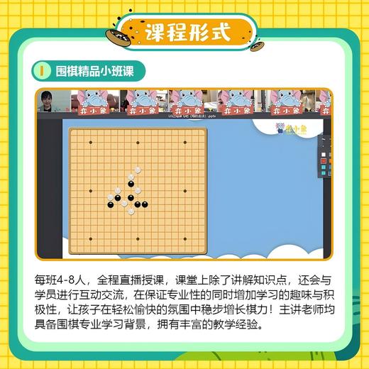 【限时抢购】弈小象棋类上新（围棋、象棋、国际象棋）可得1节直播体验课（30分钟）+完课赠送 便携棋盘（对应棋盘） 商品图3