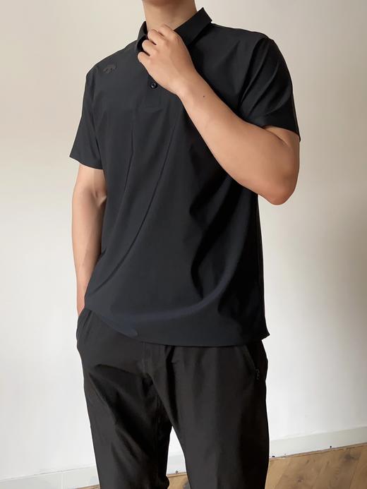 点此购买 迪桑特夏季男士经典三粒扣翻领短袖POLO衫 yw 319072 商品图3