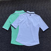 正品FJ 女款高尔夫体恤，快干透气。
白色XS L XXL 绿色XS S M L XL XXL 各几件 商品缩略图4