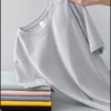 百媚生 男女款纯棉T恤230g新疆棉花重磅圆领T恤 商品缩略图1