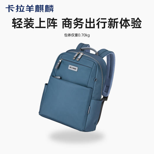 卡拉羊麒麟商务电脑防盗背包19升出差通勤多功能双肩包睿行CS5226 商品图4