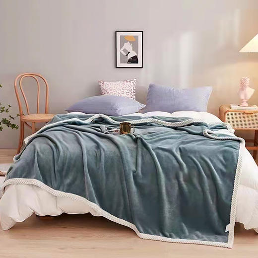 水星家纺美亚法兰绒毯180cm×200cm 商品图0