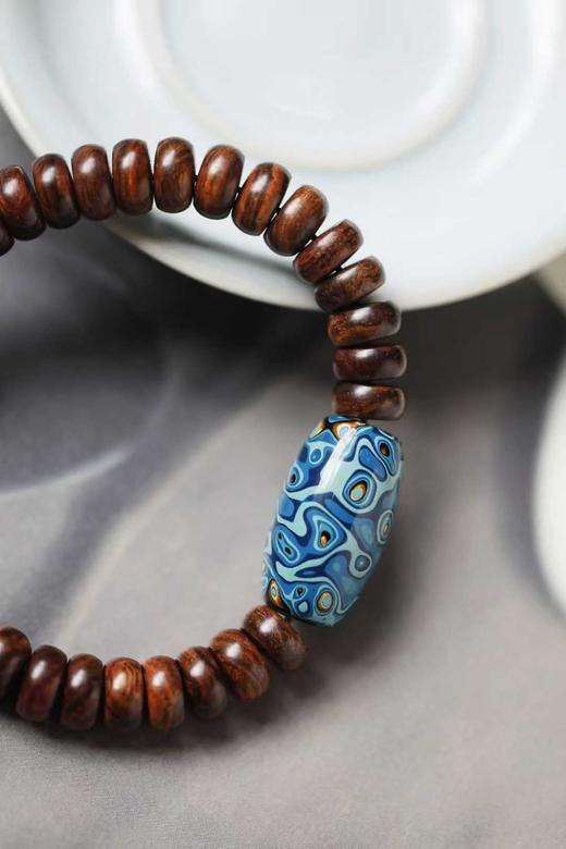 原创 海黄片珠【碧云】5x10mm 32颗 商品图4