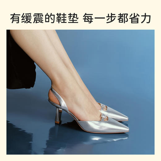 【促销款】7or9-空气棉高跟鞋冰花 商品图3