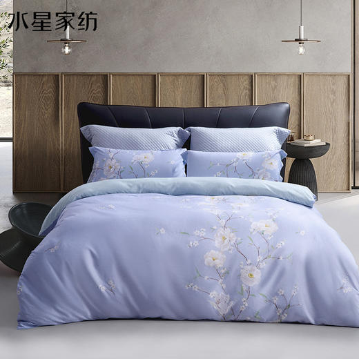 【自营】 水星家纺 床上用品磨毛抗菌四件套 馨香蜜语 200*230cm 商品图0