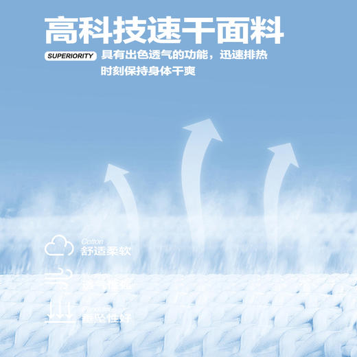 NPC潮牌印花拼接网格速干背心&短袖T恤透气舒适NP32TE27 商品图4