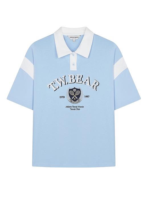 Teenie Weenie小熊字母POLO衫T恤女夏季女t恤TTHA252611T 商品图4