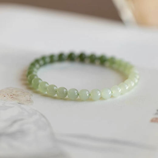 和田玉 渐变手串 盈润冰透 产地直发 商品图6