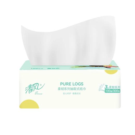 清风柔韧系列亲肤抽纸50包/箱 商品图2