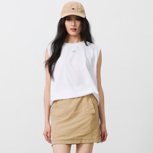 NPC潮牌反光字母印花凉感速干无袖T恤男透气NP52TT11 商品图3