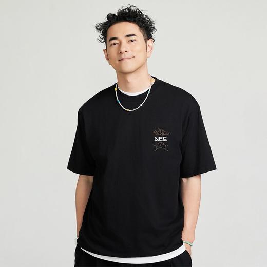 NPC15周年印花全棉重磅短袖男潮流宽松舒适高考毕业季NP46TE02 商品图3