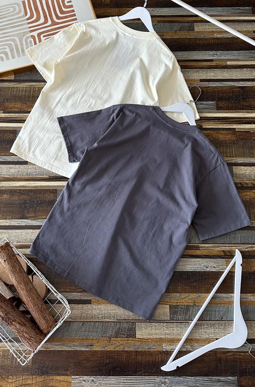 点此购买 福神Evisu夏季男士胸前小海鸥简约标纯棉宽松短袖T恤 LL 319114 商品图3