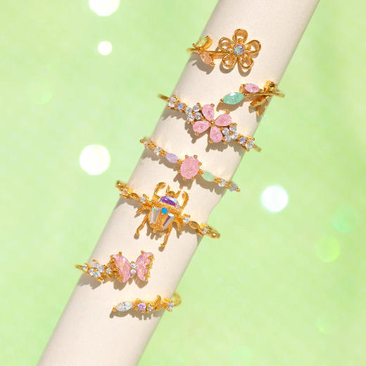 订购6周到｜Girls Crew-Petal Market-金色 花瓣 戒指［美国设计师］ 商品图4