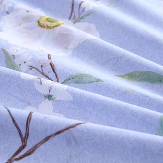 水星家纺全涤磨毛四件套—馨香蜜语200*230 商品图1