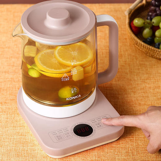 康佳（KONKA）养生壶1.5L家用多功能花茶煮茶壶电热水壶 KYSH-1509-M养生壶 1.5L 商品图4