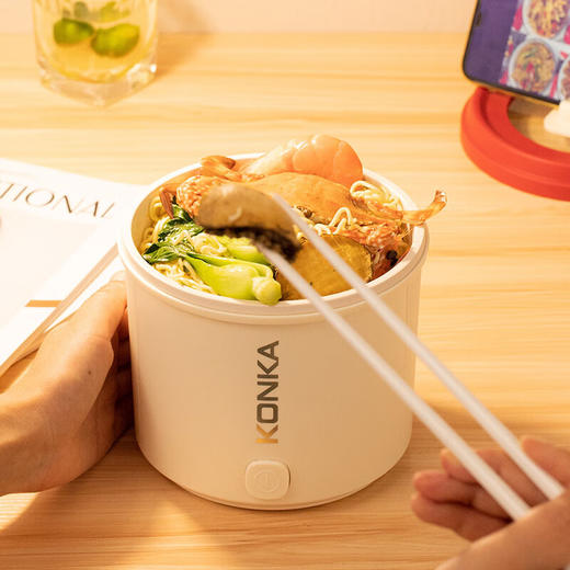 康佳（KONKA）电煮锅多功能锅宿舍一人小型煮面小电锅KDZG-0866-M KDZG-0866-M 0.8L 商品图5