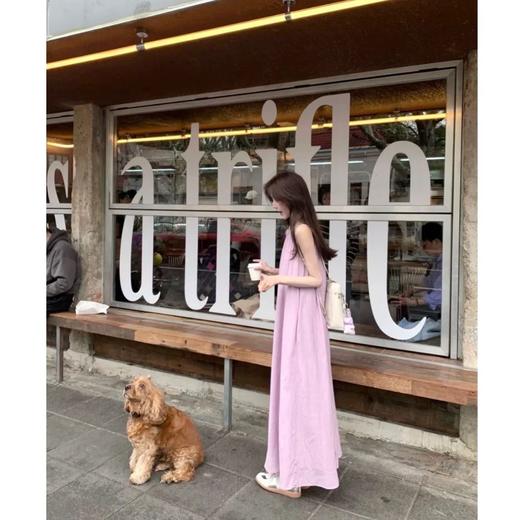 ✨轻松打造度假氛围感【初恋温柔挂脖吊带连衣裙】法式浪漫挂脖设计，优雅别致，彰显独特气质 商品图10