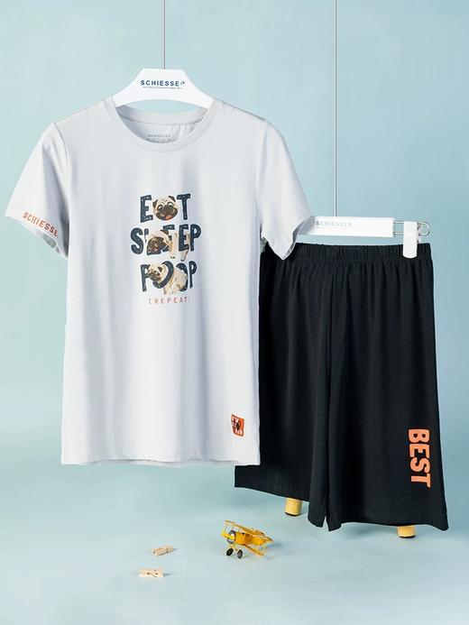 【COOL凉感汪星人】】SCHIESSER德国舒雅男童莫代尔 吸湿速干家居套装3B/22448H 商品图5