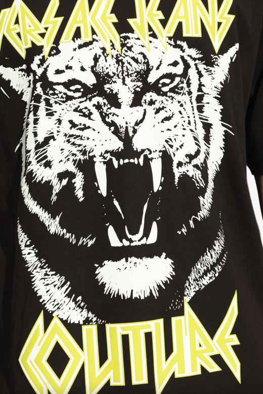 【新品特惠秒】Versace 范思哲 男士全棉虎头印花logo短袖T恤 12336 商品图5