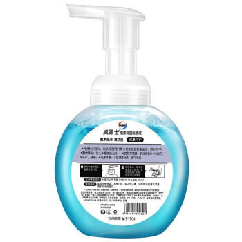 威露士泡沫洗手液健康呵护300ml*6瓶 泡沫丰富易冲洗 清新香气 /个人护理 /身体护理 /洗手液 商品图6