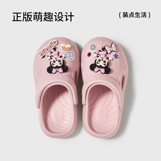 朴西迪士尼米奇米妮儿童洞洞鞋夏季防滑透气凉鞋男童女童沙滩鞋 商品图2