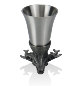 鹿头酒杯（一对）57*62*75mm