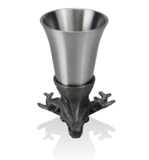鹿头酒杯（一对）57*62*75mm 商品图0