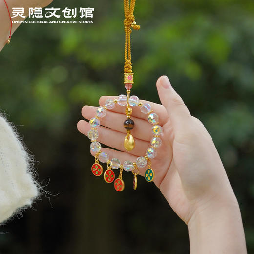 【灵隠景区直发】五路财神汽车挂件平安纳福财车内挂件包包挂件配饰   3-5天发货 商品图2