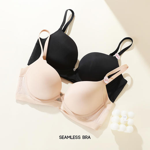【商场同款】熳洁儿 亲密光杯系列光面无痕小胸聚拢温控软支撑25201310 商品图6