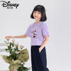 迪士尼女童泡泡袖上衣夏季儿童短袖T恤女大童打底衫薄款女孩夏装 商品缩略图2