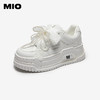 MIO米奥休闲板鞋厚底增高纯色运动小白鞋女休闲鞋M254586781 商品缩略图0
