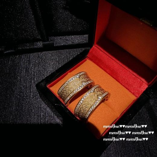 雀说 意大利复古拉丝风雨桥锆石戒指 Vintage 点钻花窗锆石戒指 商品图7