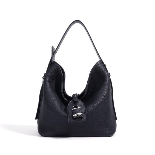 【预售3天】2025新款高级小众设计单肩包日常通勤大容量水桶休闲斜挎包XA9313 商品图4