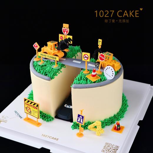1027CAKE |  挖土机蛋糕 工程车  隧道 商品图3