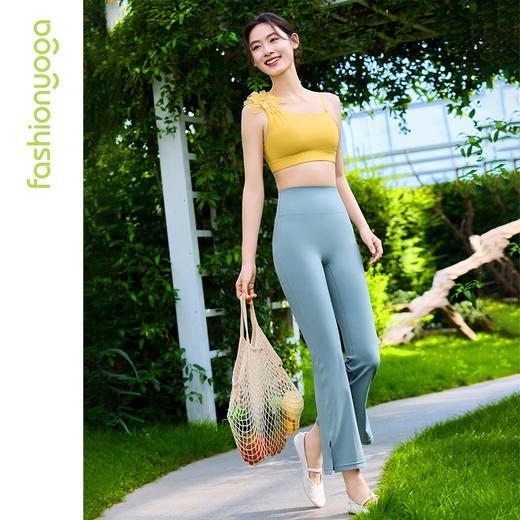 凡圣瑜伽无尴尬线喇叭八分裤 FC15781W 商品图5