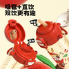 【儿童水杯丨双饮吨吨桶750ml&双饮随行杯510ml合集】加厚PPSU材质，入口更安心，直饮和吸管二合一，一盖两用卡扣密封不漏水，180°开合固定不砸鼻，好拆卸易清洗，可提可背 商品缩略图5
