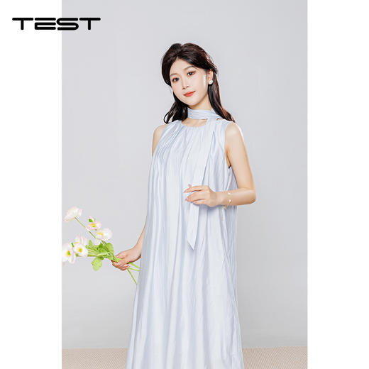 夏上新时尚优雅气质高级感连衣裙4252117 商品图4