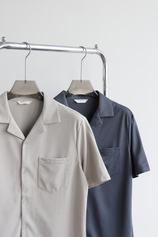 出口单 Rese*ved 古巴领短袖衬衫 TX494 商品图3