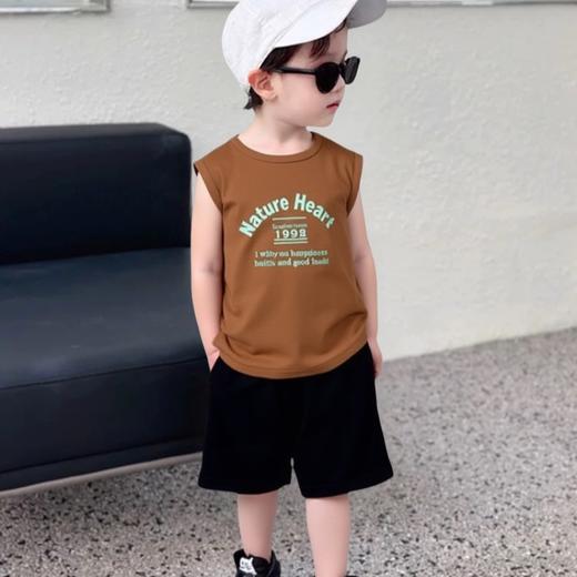 【秒杀】【超级清仓福利‼️ 39.9/2套】儿童纯棉坎肩套装男女同款A类质检110-160码 商品图5