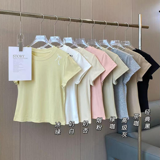 【49元1件，79元2件】女士时尚圆领T恤-2252204 商品图1