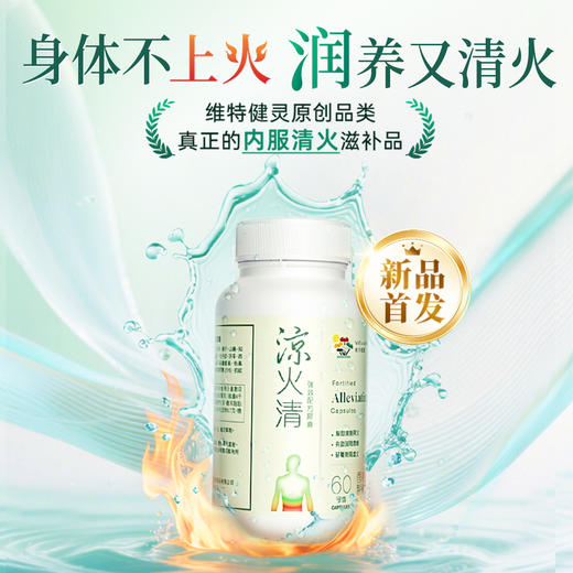 [屁侠推荐]维特健灵涼火清60粒润养清火 商品图0