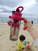 【39.9元/个】1200ml茶水分离双饮冰霸杯户外健身瑜伽喝水大容量水杯直饮口+吸管口 商品缩略图4