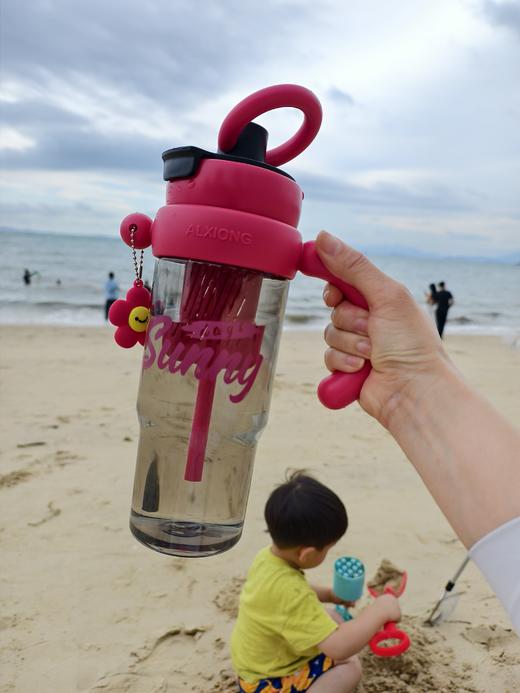 【39.9元/个】1200ml茶水分离双饮冰霸杯户外健身瑜伽喝水大容量水杯直饮口+吸管口 商品图4