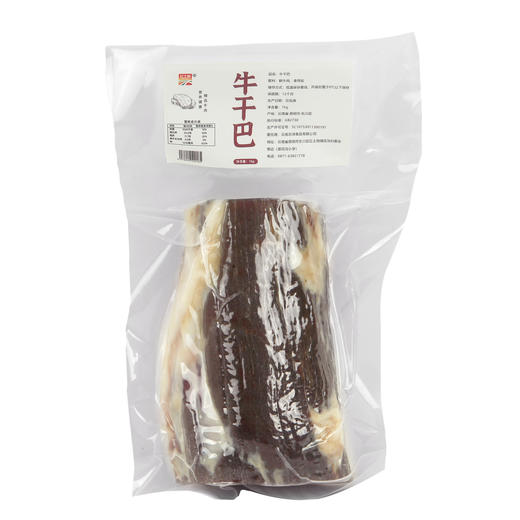力志甄选黄牛块状干巴1kg/袋 商品图0