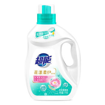 超能洗衣液9斤套装【超值囤货】去渍洁净亲肤护衣 持久留香蔷薇花香 /家庭清洁/纸品 /衣物清洁 /普通洗衣液 商品图2