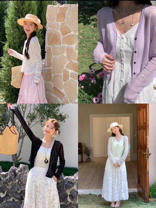 夏日必备清爽镂空莱赛尔天丝针织衫开衫防晒衫空调衫 商品图10