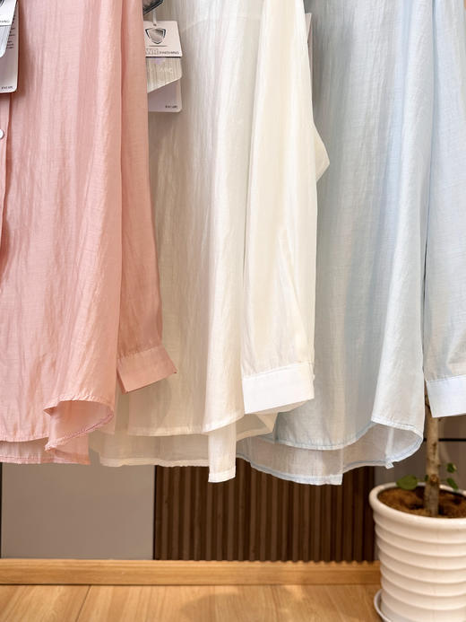 零感力薄如蝉会发光的有氧天丝轻薄极简防晒衬衫 商品图9