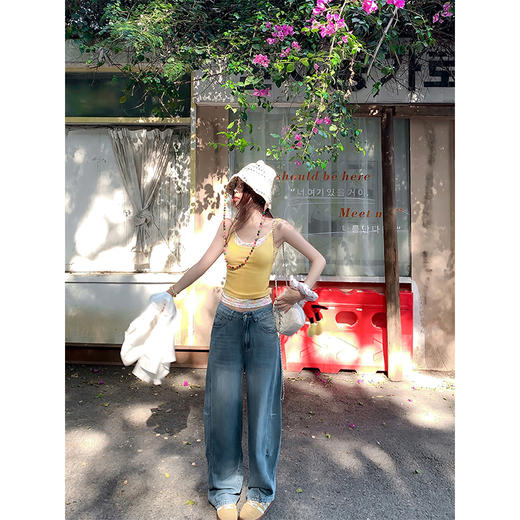 【折后再享2件88折】微信粉丝打折价！！天丝薄款弯刀牛仔裤 日常179.99/件 立减70 秒杀109.99/件！！ 商品图3